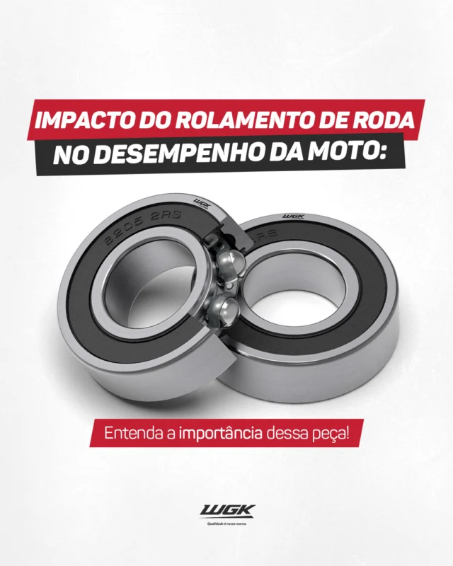 Você já parou para pensar no papel silencioso — mas essencial — dos rolamentos de roda?

Essa pequena peça é responsável por garantir que suas rodas girem com máxima eficiência, reduzindo o atrito e evitando desgastes indesejados. O resultado?

🔄 Condução suave.
⚙️ Maior desempenho.
🔧Menos desgaste nos pneus.
🔐 E, claro, mais segurança nas curvas e em alta velocidade.

Na WGK, os rolamentos são projetados para oferecer rotação livre, precisa e durável, mesmo sob condições extremas.

Pilote com confiança. Escolha rolamentos WGK.

#wgk #rolamentosderoda #motos #peçaswgk #seguranca #desempenho #velocidade