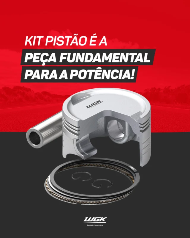 Quando o assunto é desempenho real, poucos componentes são tão decisivos quanto o kit pistão. É ele que garante a compressão ideal, a vedação eficiente e o funcionamento preciso do motor. 

O kit pistão WGK é essencial na reconstrução do motor porque reduz o desgaste interno, melhora o aproveitamento do combustível e contribui de forma direta para a resposta e a durabilidade do motor. 

Se você quer restaurar a potência da sua moto com segurança e performance, comece pela peça certa. ✅ 

#wgk #kitpistao #motos #peçaswgk #seguranca #desempenho #pistao #tecnologiawgk
