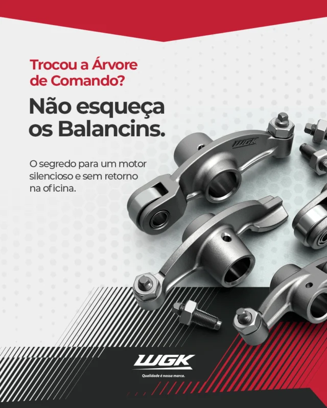 Economizar na peça errada pode custar o dobro da mão de obra. 🛠️

Todo mecânico experiente sabe: a Árvore de Comando e os Balancins trabalham em um casamento perfeito dentro do cabeçote. O atrito entre eles é constante e milimétrico.

Quando o comando antigo se desgasta e cria "calos", ele inevitavelmente danifica a superfície de contato dos balancins. Se você trocar apenas a árvore de comando e mantiver os balancins velhos, a peça nova será danificada rapidamente. 

O resultado? O motor continua batendo e o cliente volta insatisfeito.
Para garantir um serviço de confiança, motor silencioso e durabilidade de fábrica, faça a troca conjunta. Escolha a precisão das ligas metálicas e o tratamento térmico dos comandos e balancins WGK.

Quem respeita a mecânica, escolhe o par perfeito.

🔗 Consulte nosso catálogo completo de cabeçote no link da bio.

#WGK #ArvoreDeComando #Balancim  #Cabeçote #NossoJeitoWGK
